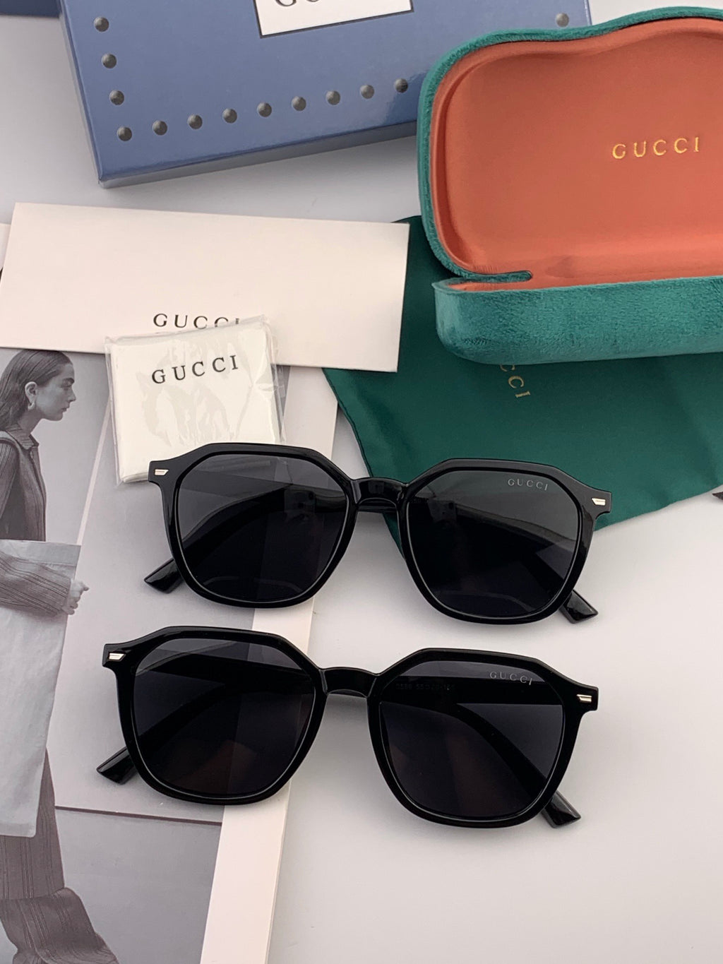 Gucci G6358 Fashion Gold Lens Sunglasses for Men & Women - 866946 - detail image 6