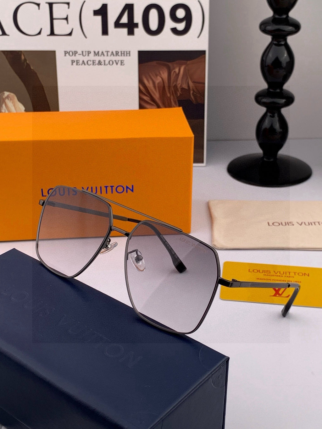 Louis Vuitton L58900 Fashion Brown Lens Sunglasses for Men & Women - 866903 - detail image 5