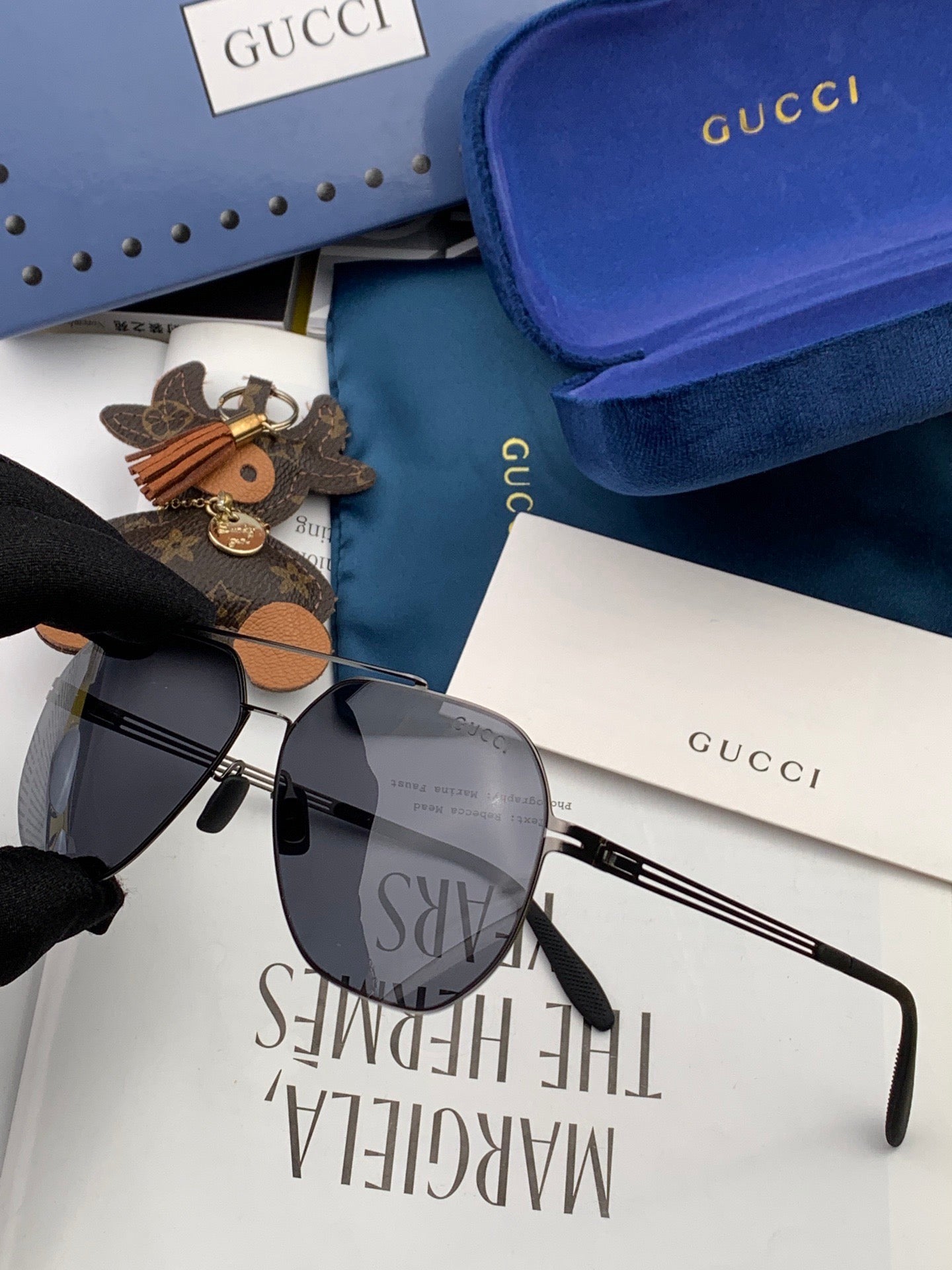 Gucci G6710 Fashion Gold Lens Sunglasses for Men & Women - 866954 - detail image 2
