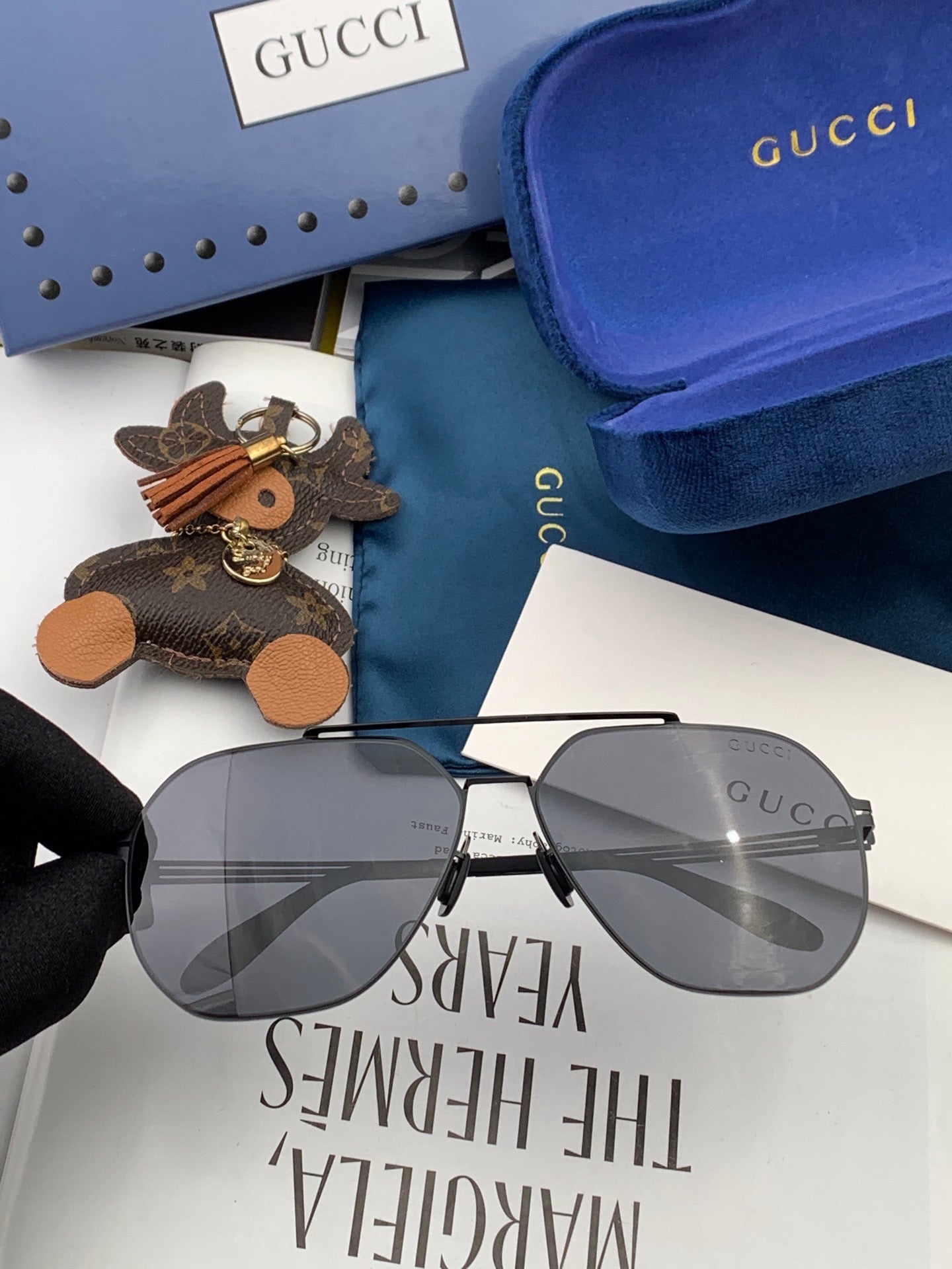 Gucci G6710 Fashion Gold Lens Sunglasses for Men & Women - 866954