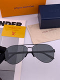 Louis Vuitton L58900 Fashion Gold Lens Sunglasses for Men & Women