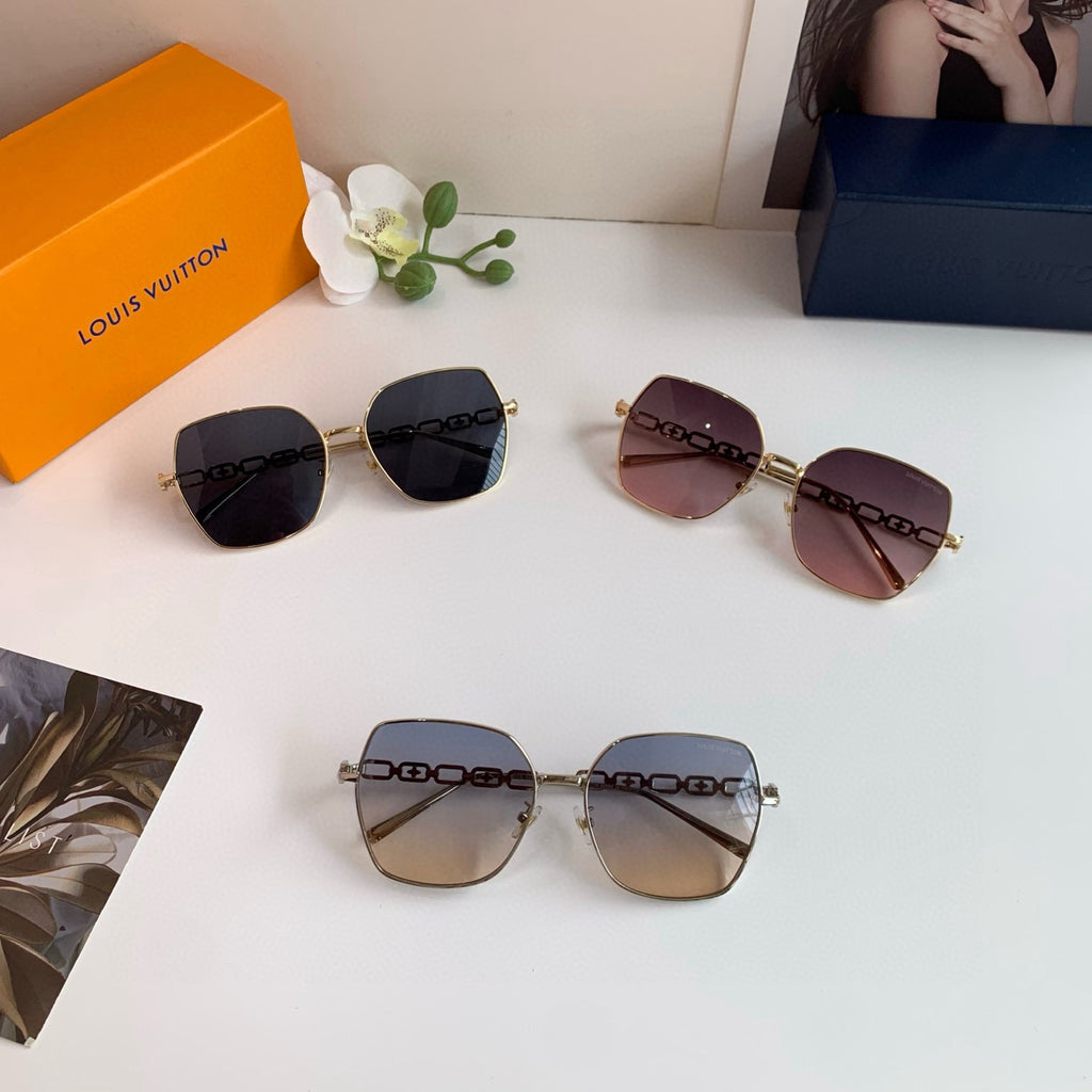 Louis Vuitton Square Silver Lens Sunglasses for Men & Women - 997352 - detail image 3