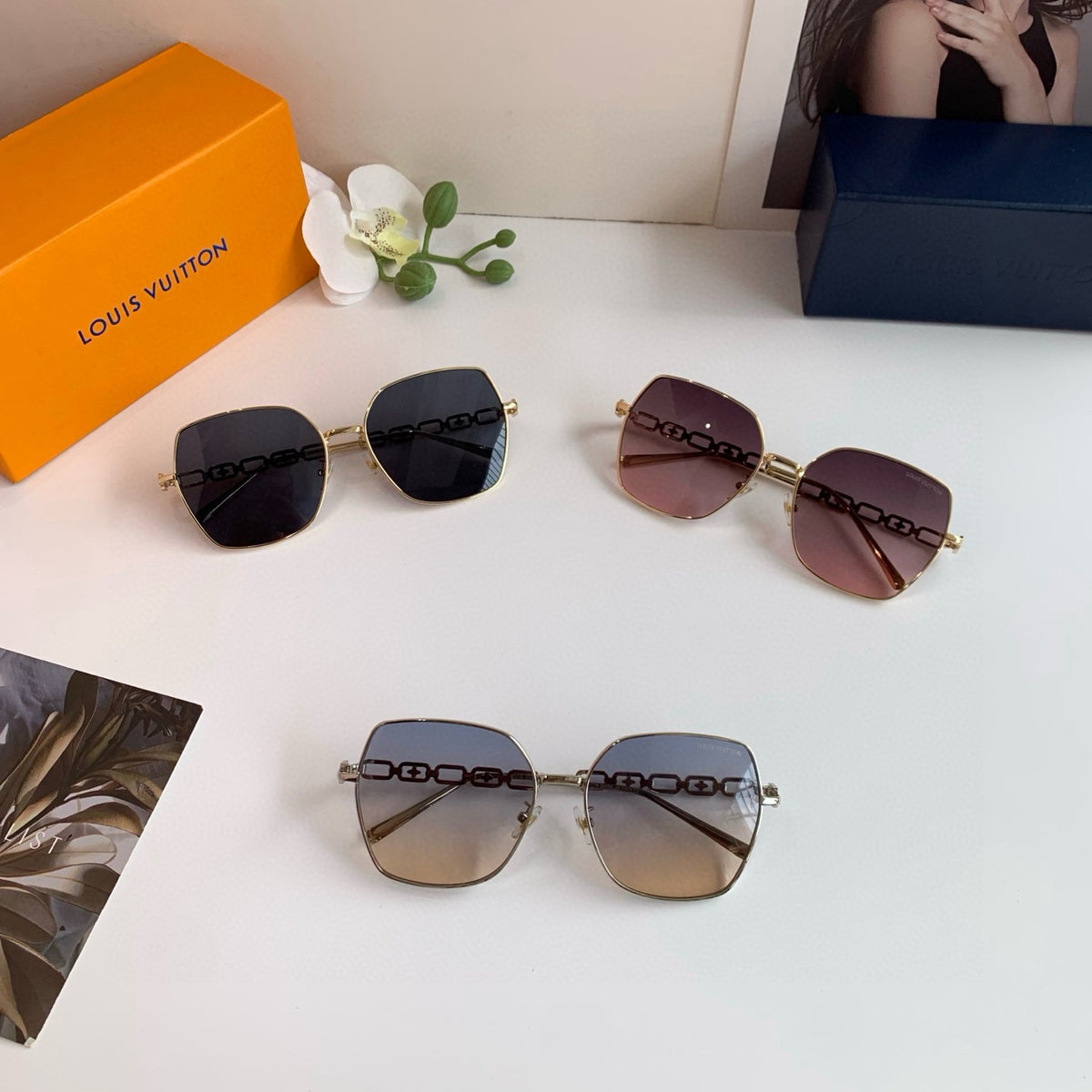 Louis Vuitton Square Silver Lens Sunglasses for Men & Women - 997352 - detail image 3