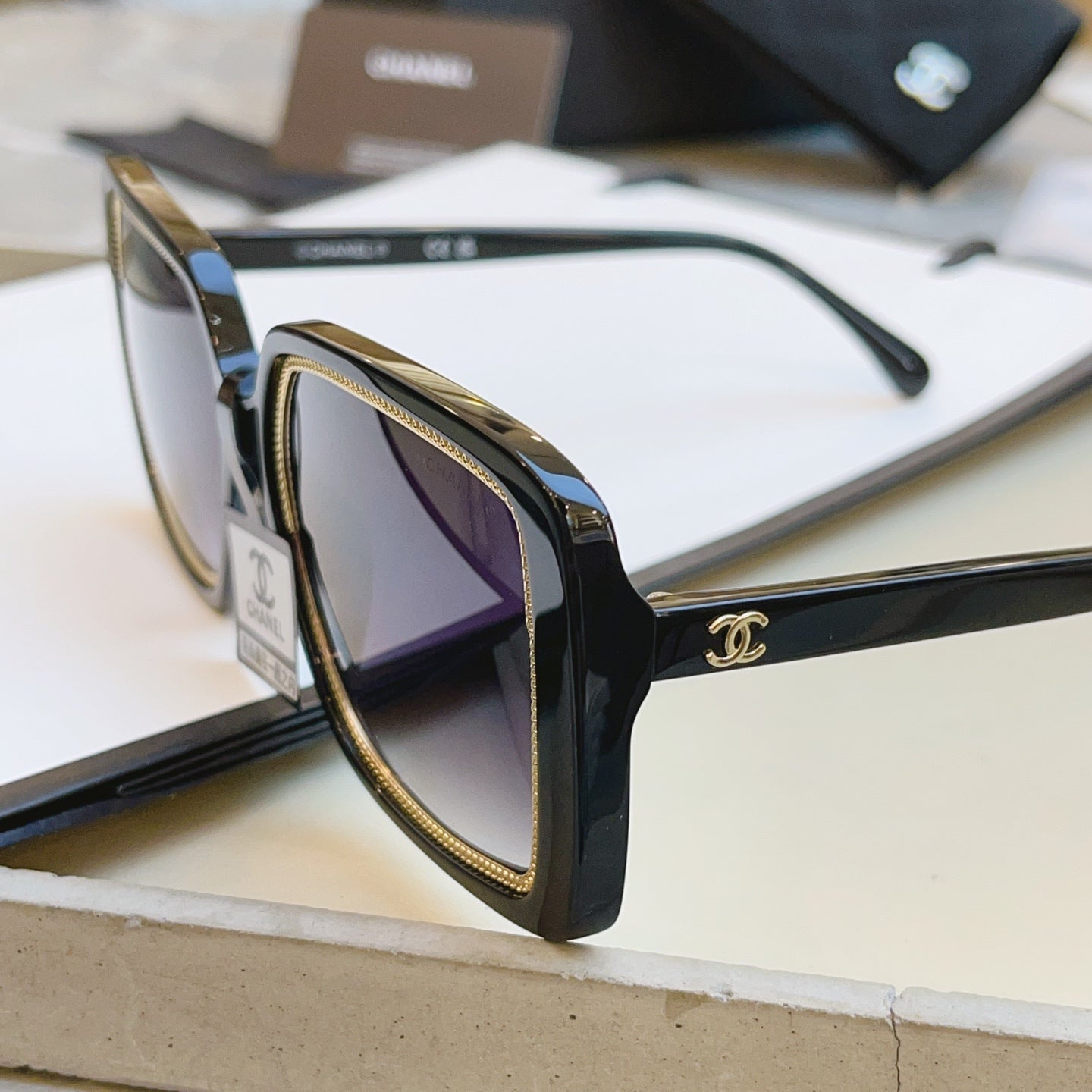 Chanel 71709A Fashion Brown Lens Sunglasses for Men & Women - 398549 - detail image 7