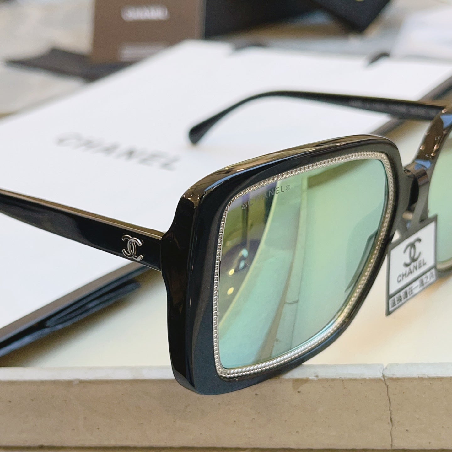 Chanel 71709A Fashion Brown Lens Sunglasses for Men & Women - 398549 - detail image 6