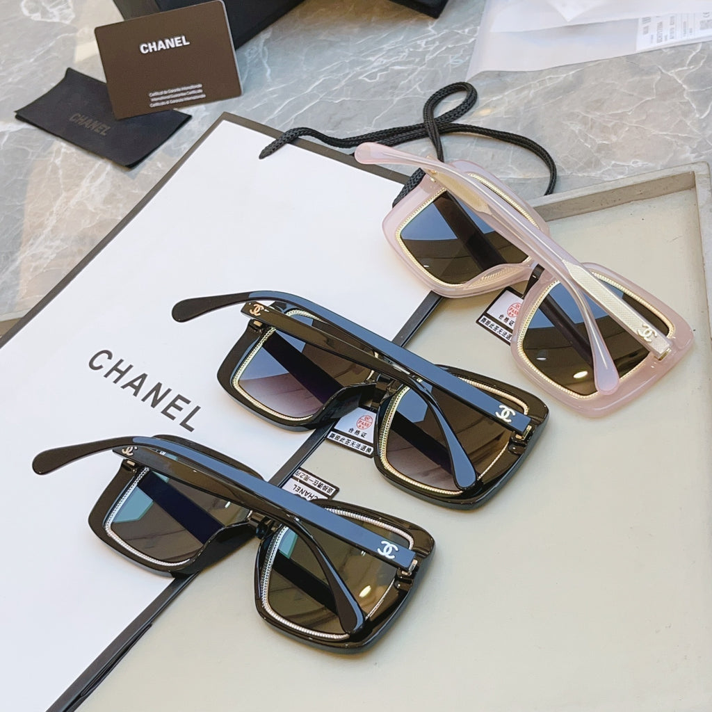 Chanel 71709A Fashion Black Lens Sunglasses for Men & Women - detail image 8