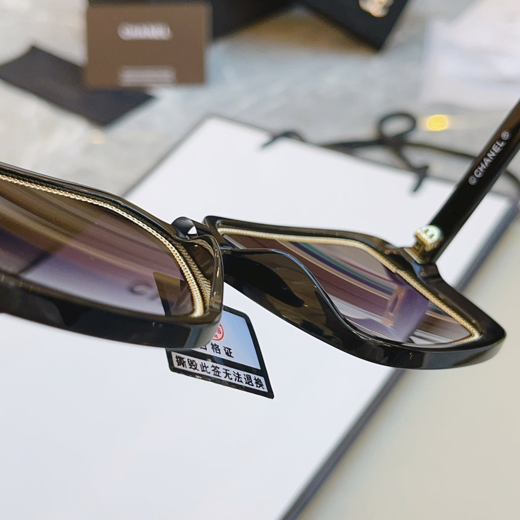 Chanel 71709A Fashion Black Lens Sunglasses for Men & Women - detail image 6