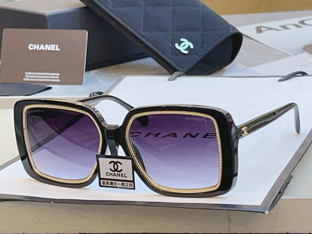 Chanel 71709A Fashion Black Lens Sunglasses for Men & Women - detail image 2