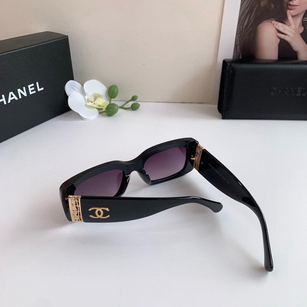 Chanel Square Black Lens Sunglasses for Men & Women - 997890 - detail image 2