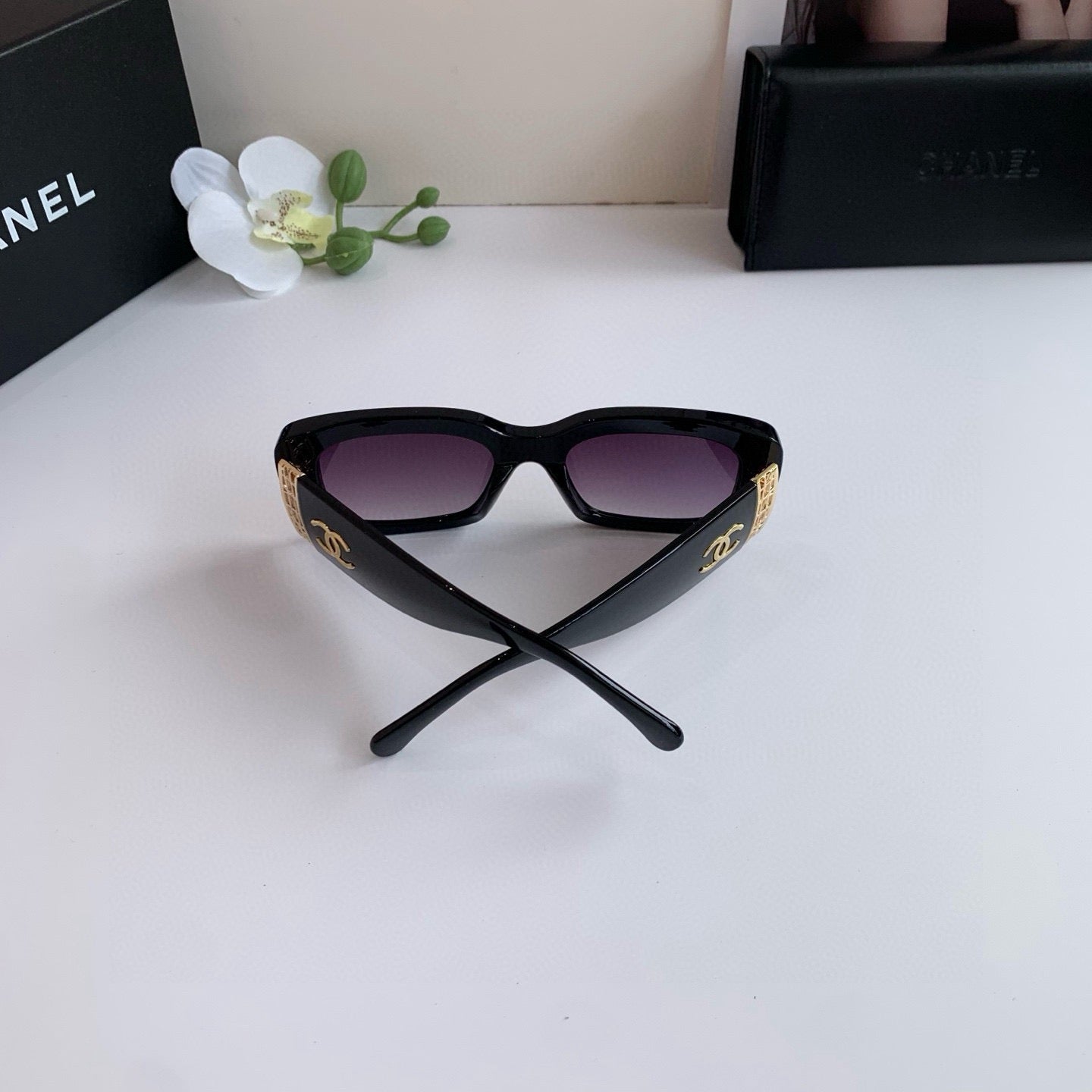 Chanel Square Black Lens Sunglasses for Men & Women - 997890