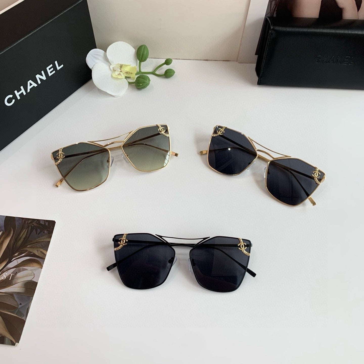 Chanel Fashion Silver Lens Sunglasses for Men & Women - 358081 - detail image 5