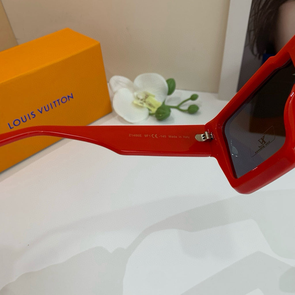 Louis Vuitton Square Red Lens Sunglasses for Men & Women - 997513