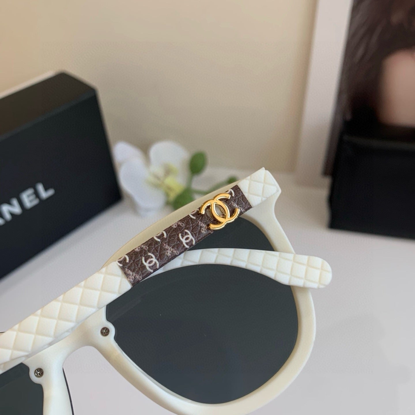 Chanel Fashion Silver Lens Sunglasses for Men & Women - 358144