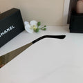 Chanel Metal Square Silver Lens Sunglasses for Men & Women - 357989