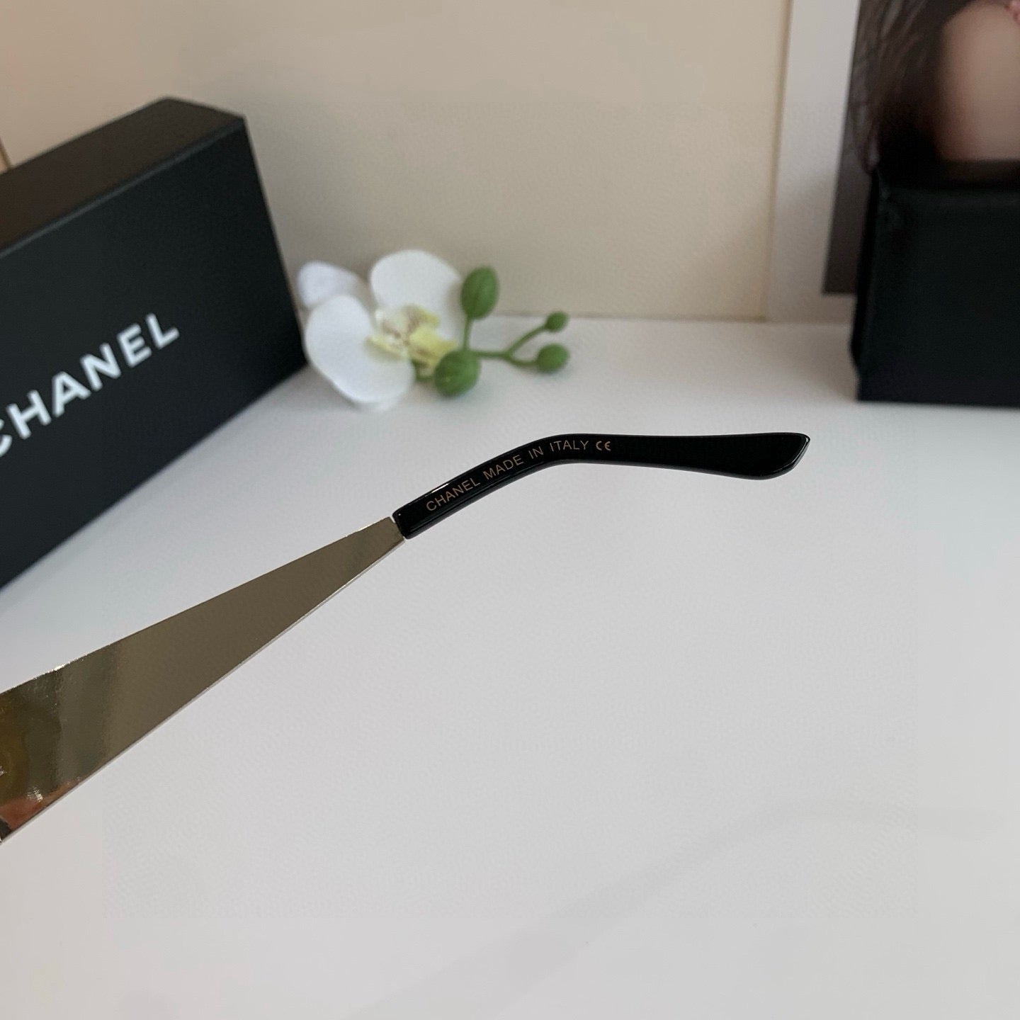 Chanel Metal Square Silver Lens Sunglasses for Men & Women - 357989