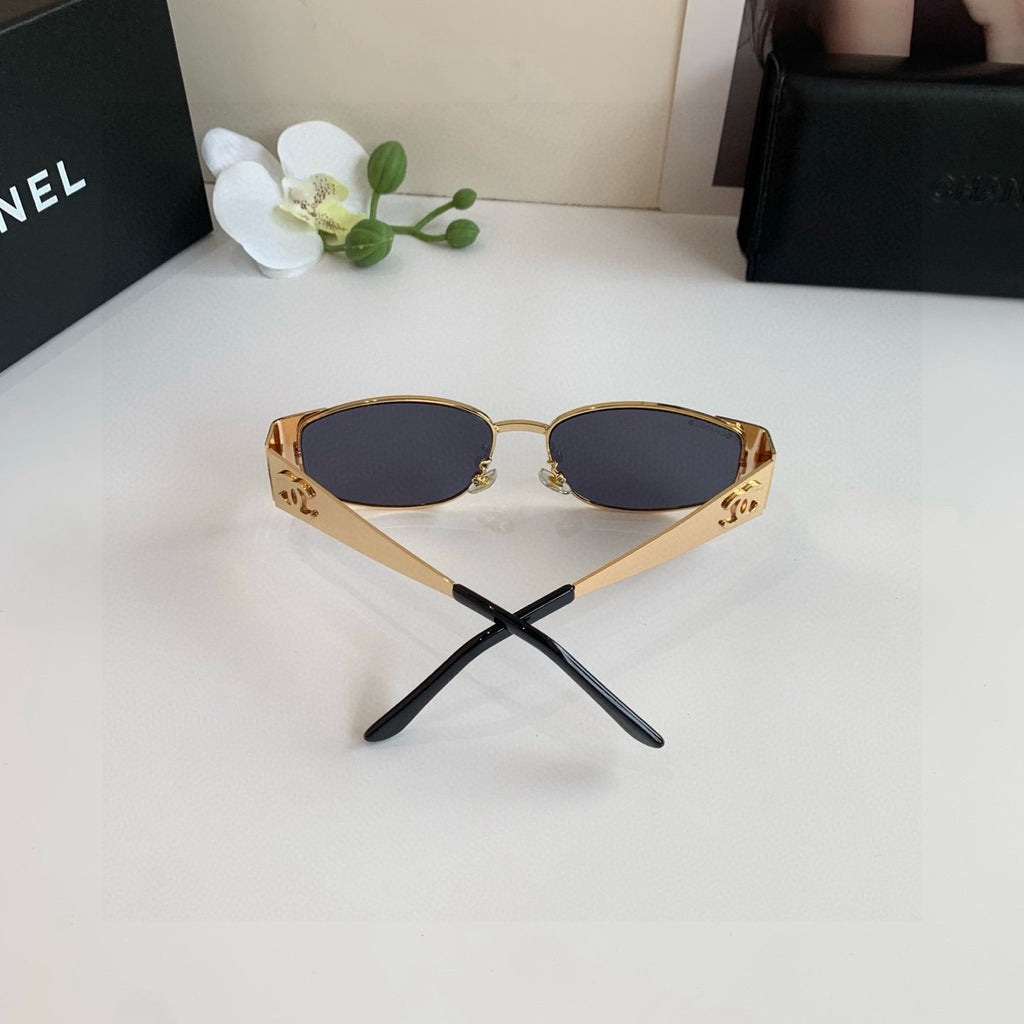 Chanel Metal Square Silver Lens Sunglasses for Men & Women - 934426