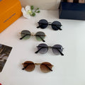 Louis Vuitton Metal Round Silver Lens Sunglasses for Men & Women - 357746