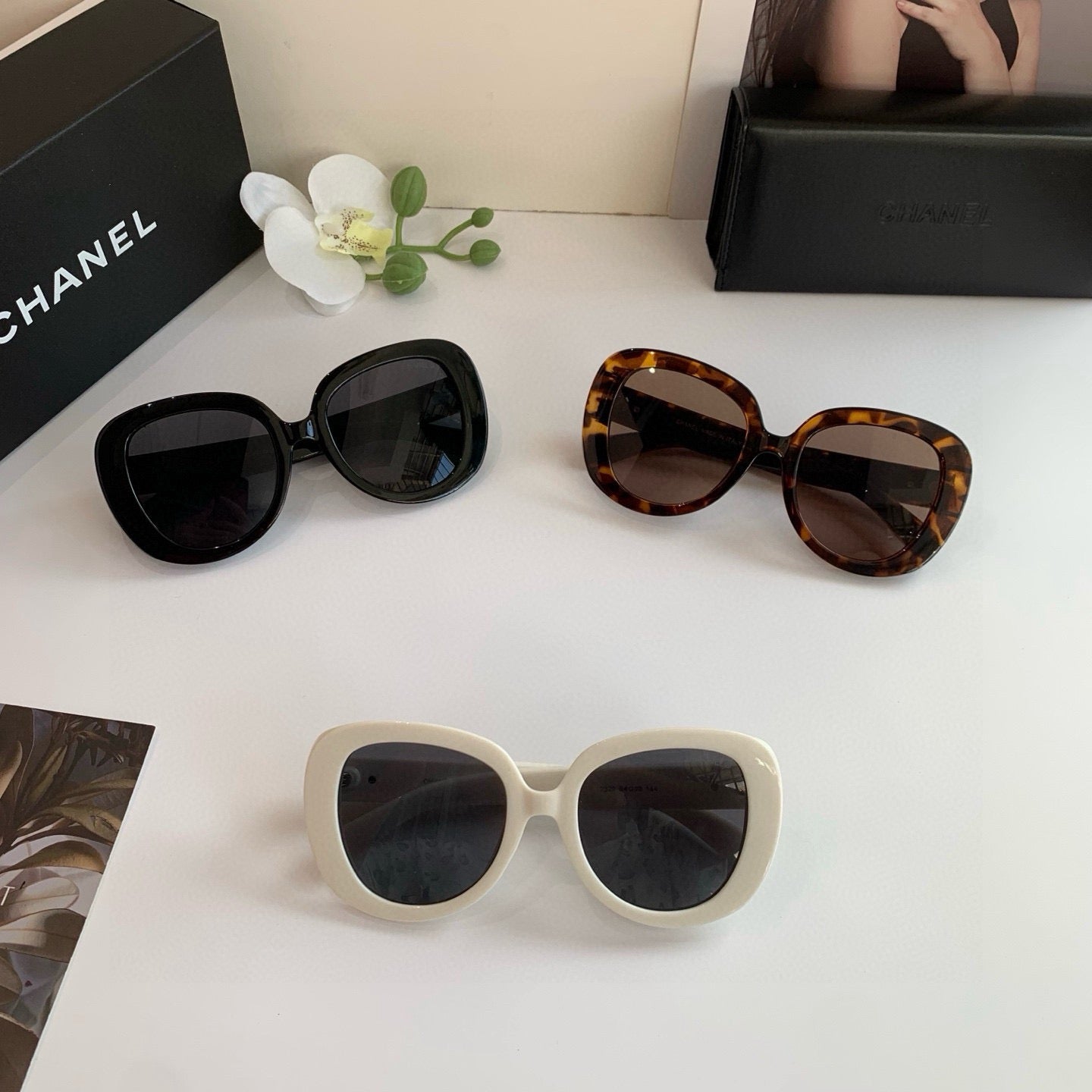 Chanel Square Silver Lens Sunglasses for Men & Women - 357996 - detail image 2