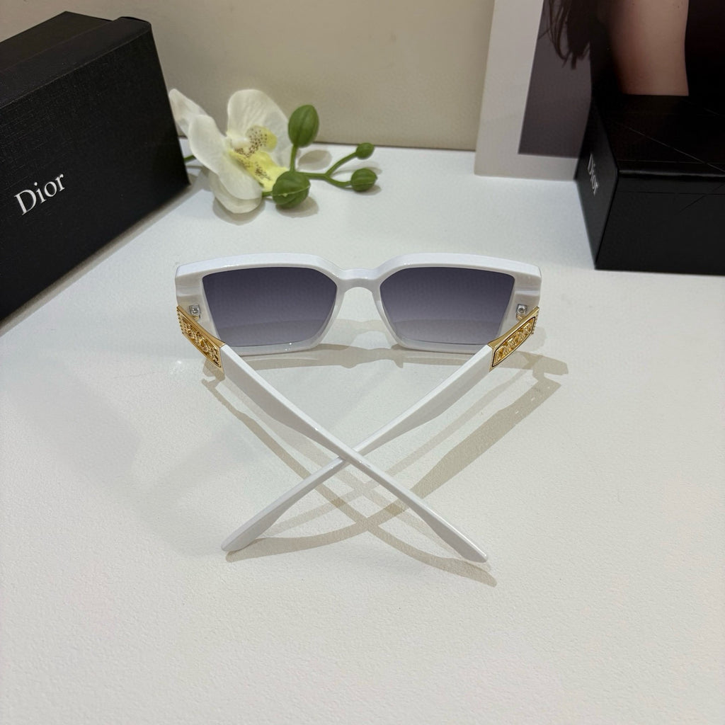 Dior Square Gray Lens Sunglasses for Men & Women - 371967