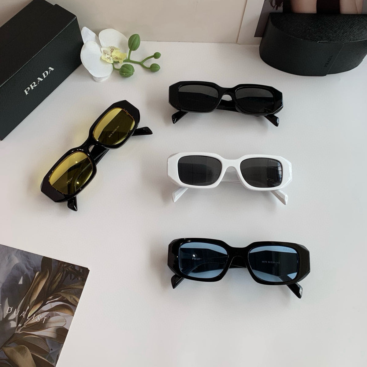 Prada Fashion Blue Lens Sunglasses for Men & Women - 372061