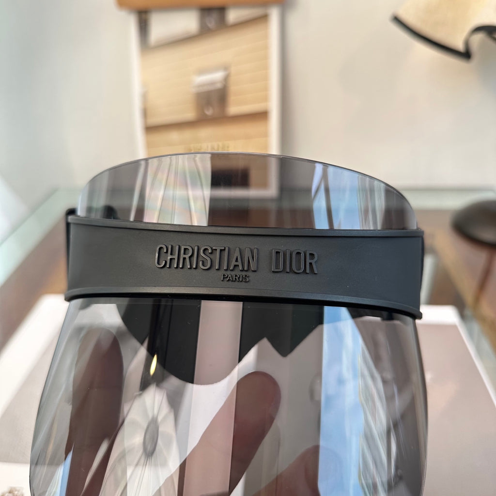 Dior Fashion Black Sun Visor for Men & Women - 132412