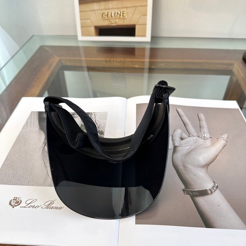 Dior Fashion Black Sun Visor for Men & Women - 132413 - detail image 3