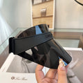 Dior Fashion Black Sun Visor for Men & Women - 132413