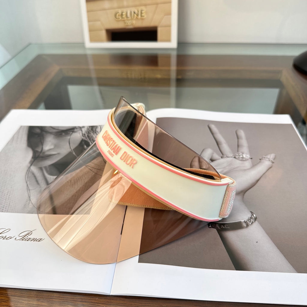 Dior Fashion Silver Sun Visor for Men & Women - 132414 - detail image 3