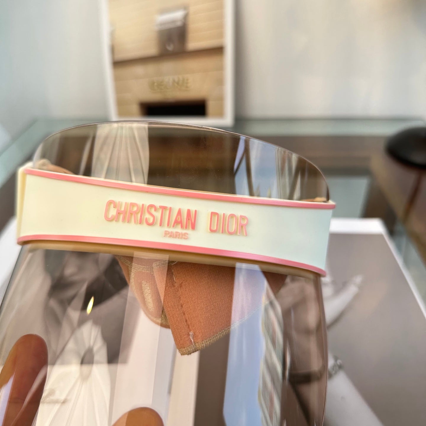 Dior Fashion Silver Sun Visor for Men & Women - 132414 - detail image 6