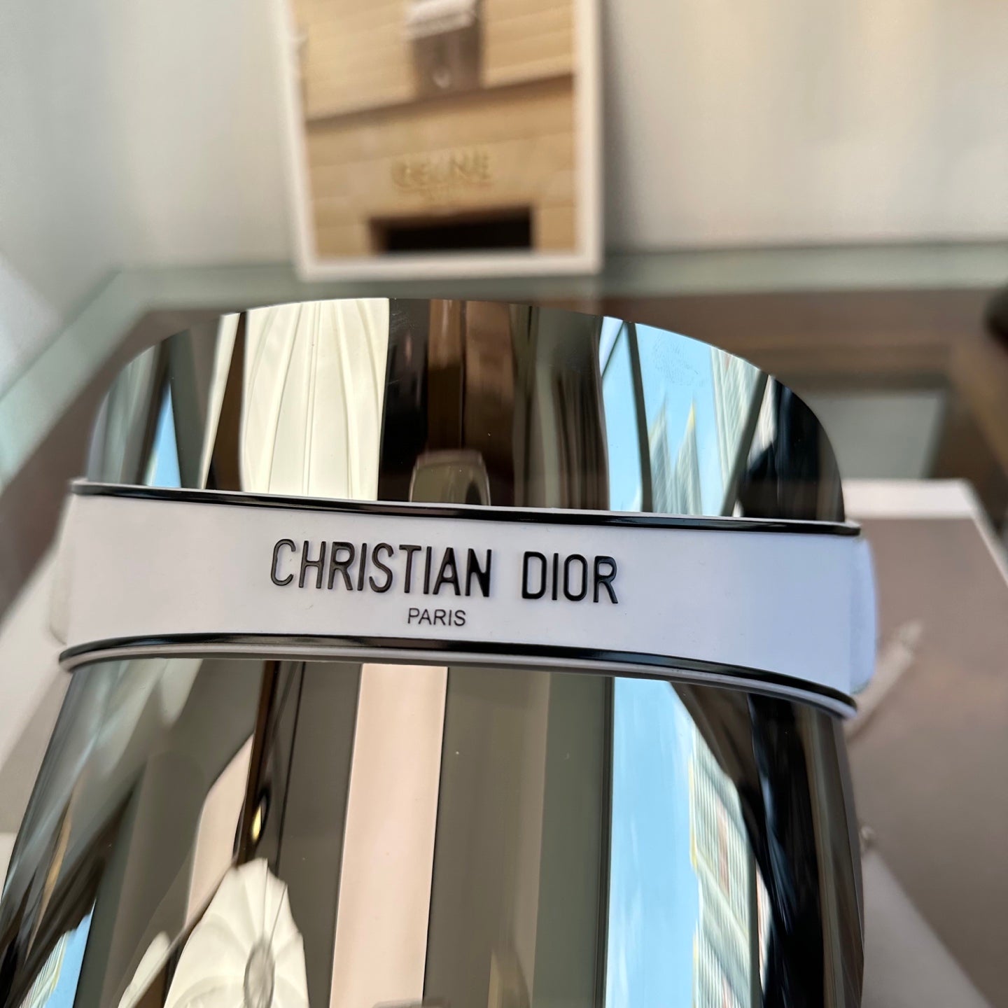 Dior Fashion Gray Sun Visor for Men & Women - 132415 - detail image 5