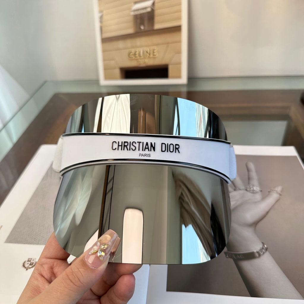 Dior Fashion Gray Sun Visor for Men & Women - 431720 - detail image 4