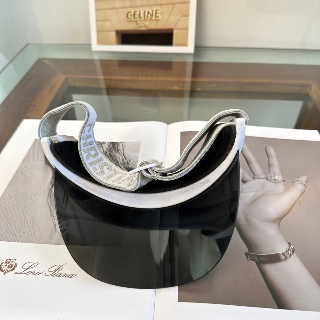 Dior Fashion Gray Sun Visor for Men & Women - 431720 - detail image 8