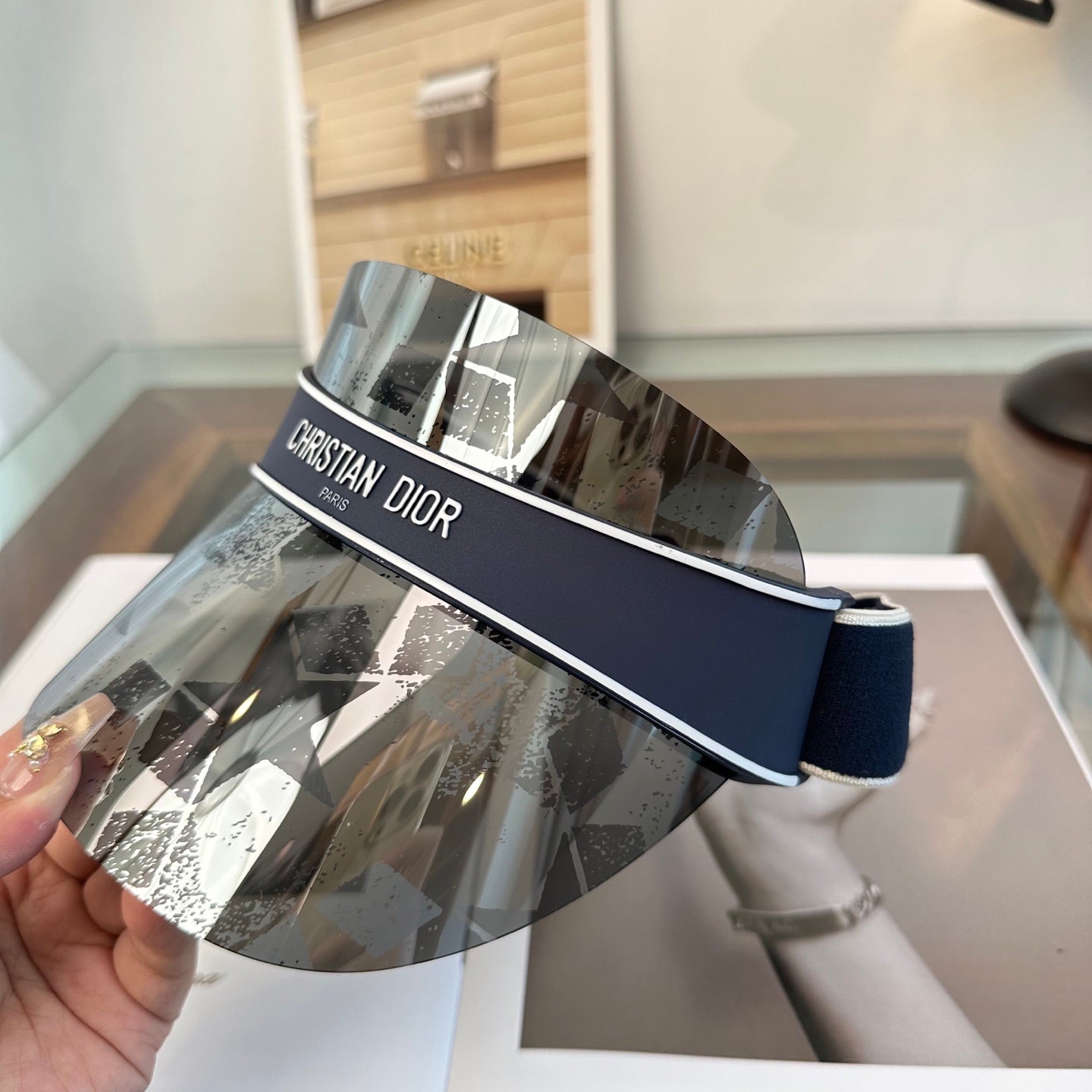 Dior Fashion Black Sun Visor for Men & Women - 132417 - detail image 6