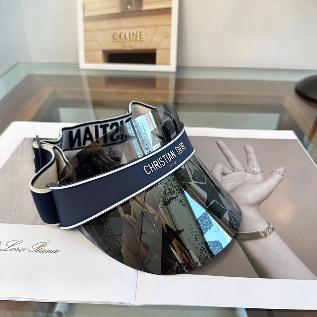 Dior Fashion Black Sun Visor for Men & Women - 132417 - detail image 3