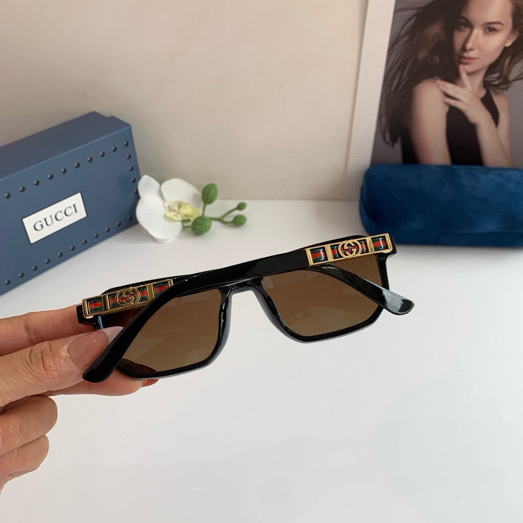 Gucci Square Blue Lens Sunglasses for Men & Women - 132215 - detail image 2