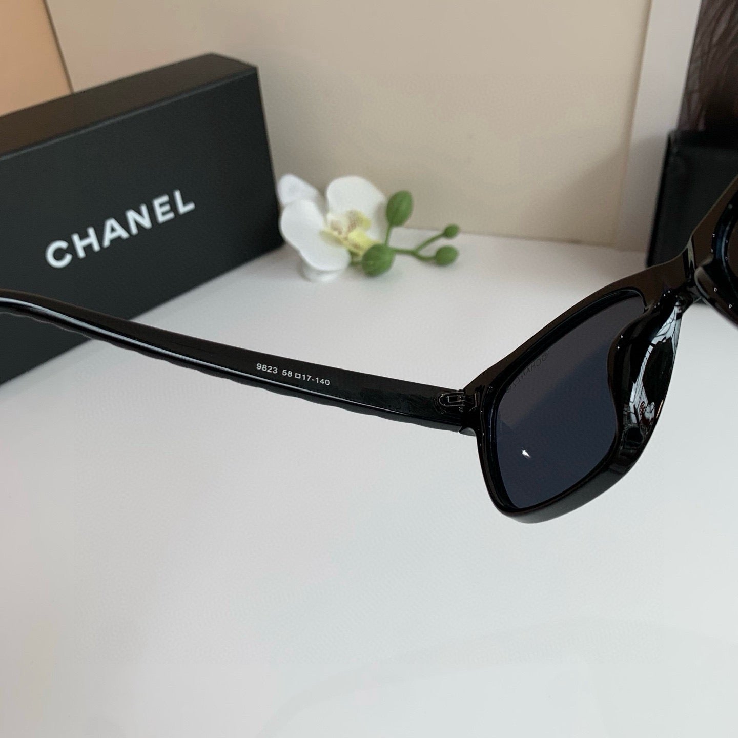 Chanel Oversized Black Lens Sunglasses for Men & Women - 132369