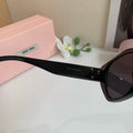 Miu Miu Square Black Lens Sunglasses for Men & Women - 132605