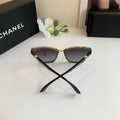 Chanel Cat-Eye Black Lens Sunglasses for Men & Women - 132377