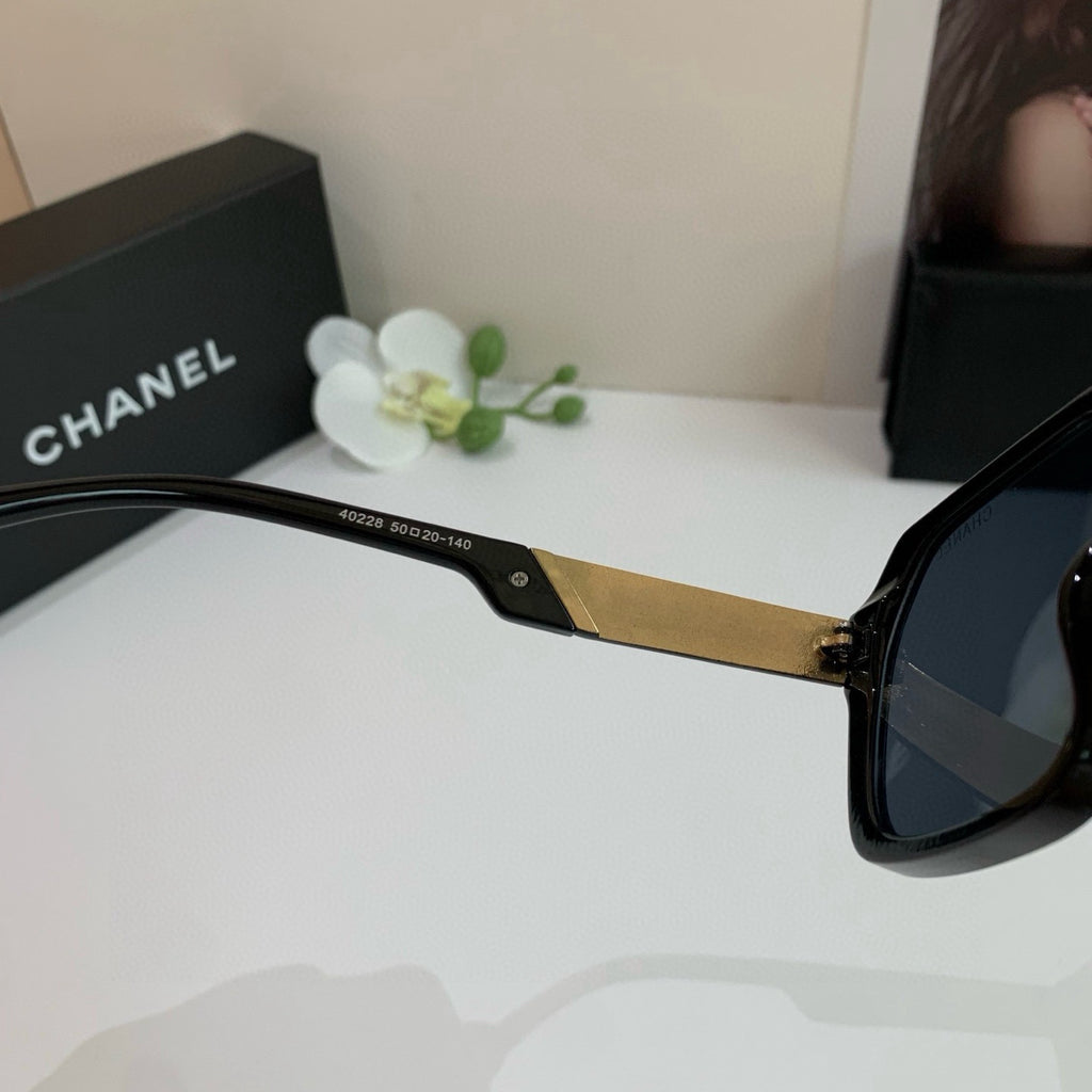 Chanel Square Black Lens Sunglasses for Men & Women - 382214