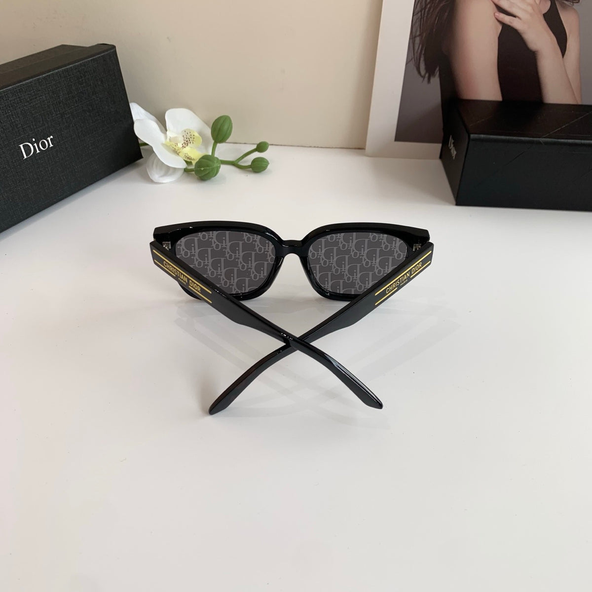Dior Square Gray Lens Sunglasses for Men & Women - 465281 - detail image 2