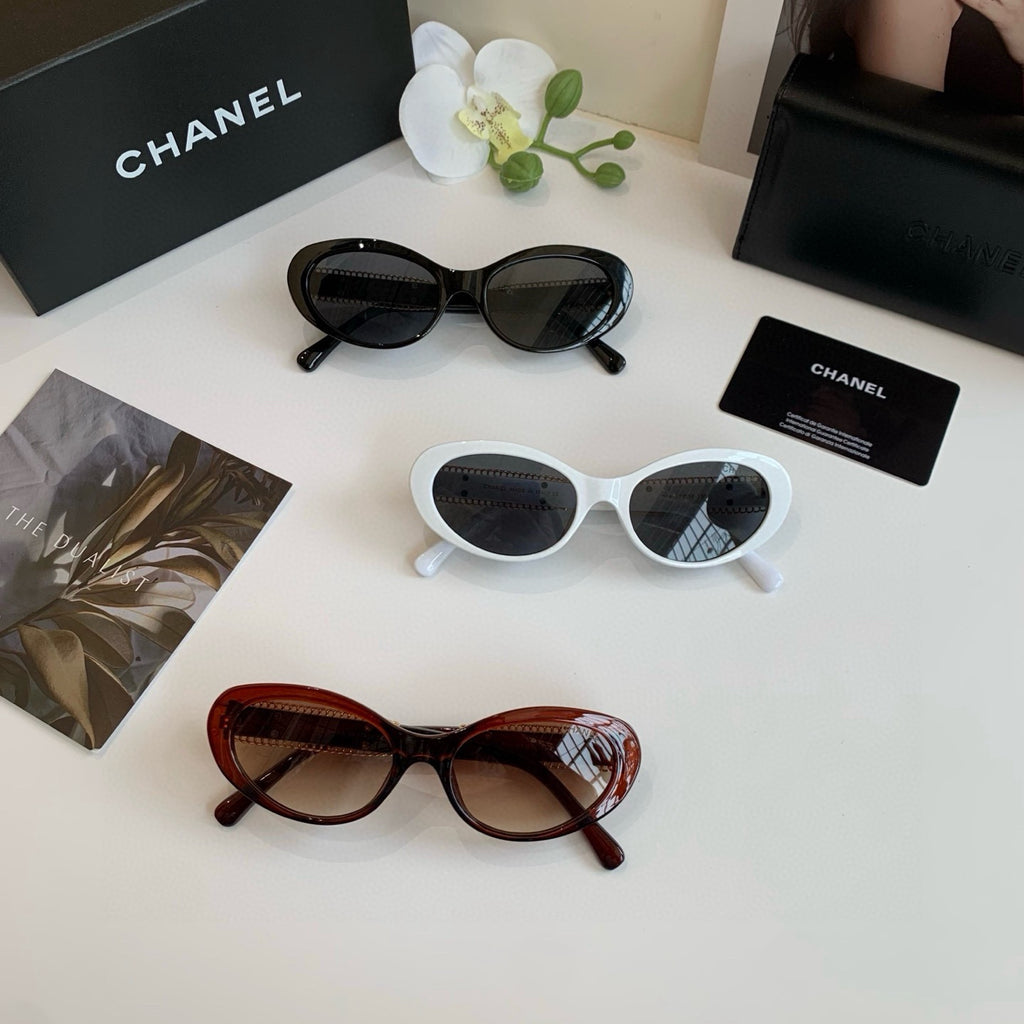 Chanel Fashion Red Lens Sunglasses for Men & Women - 465031 - detail image 2