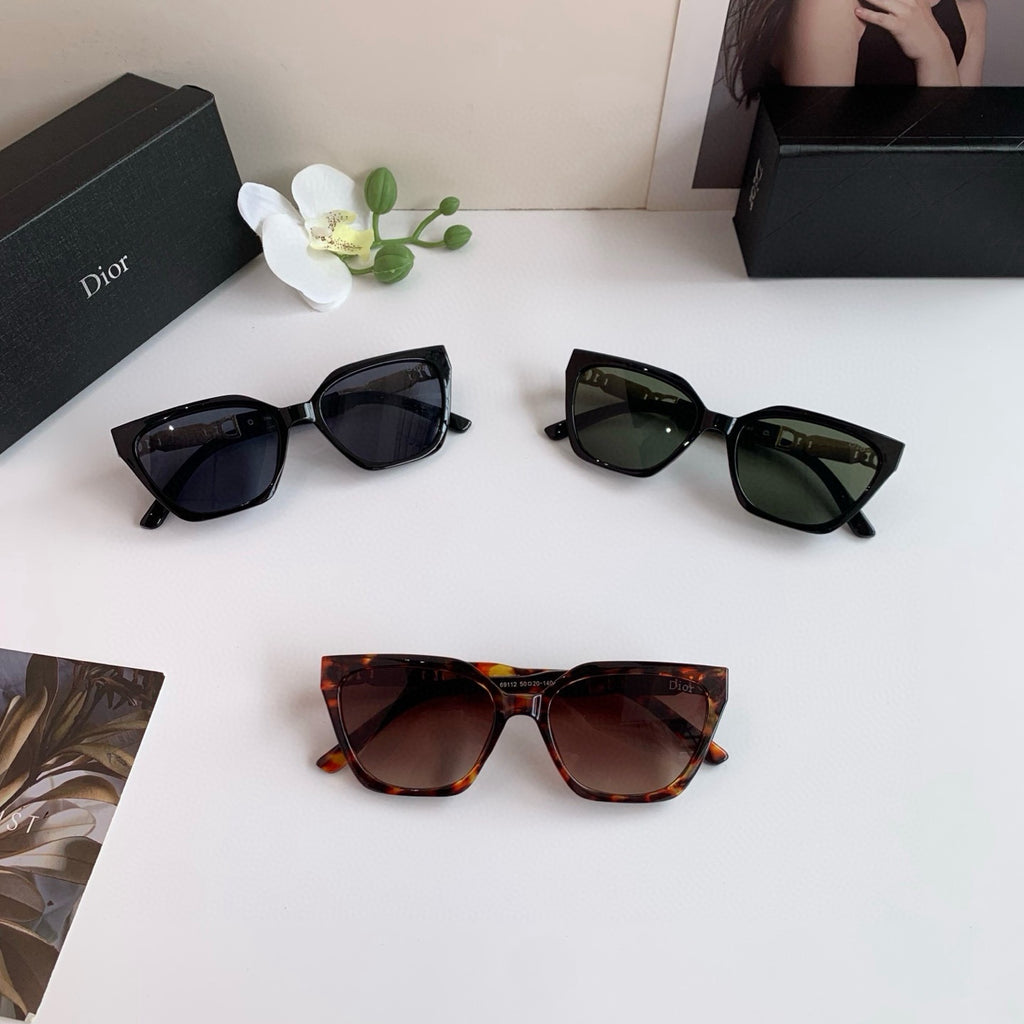 Dior Cat-Eye Black Lens Sunglasses for Men & Women - 493645 - detail image 6