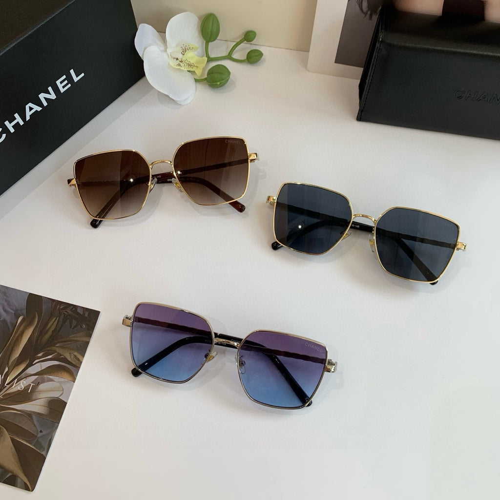 Chanel Square Brown Lens Sunglasses for Men & Women - detail image 3