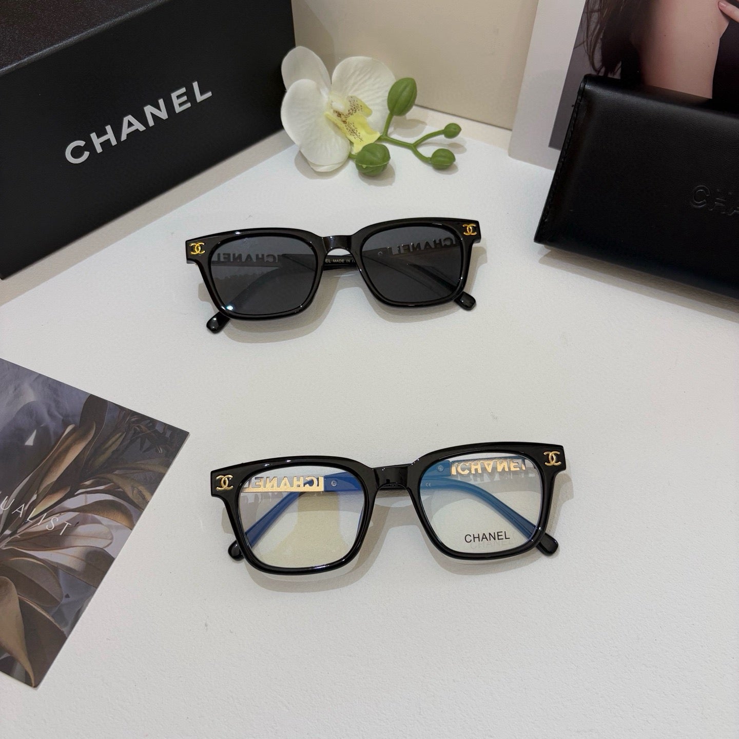 Chanel Fashion Silver Lens Sunglasses for Men & Women - 398491 - detail image 3