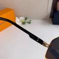 Louis Vuitton Metal Square Silver Lens Sunglasses for Men & Women - 398243