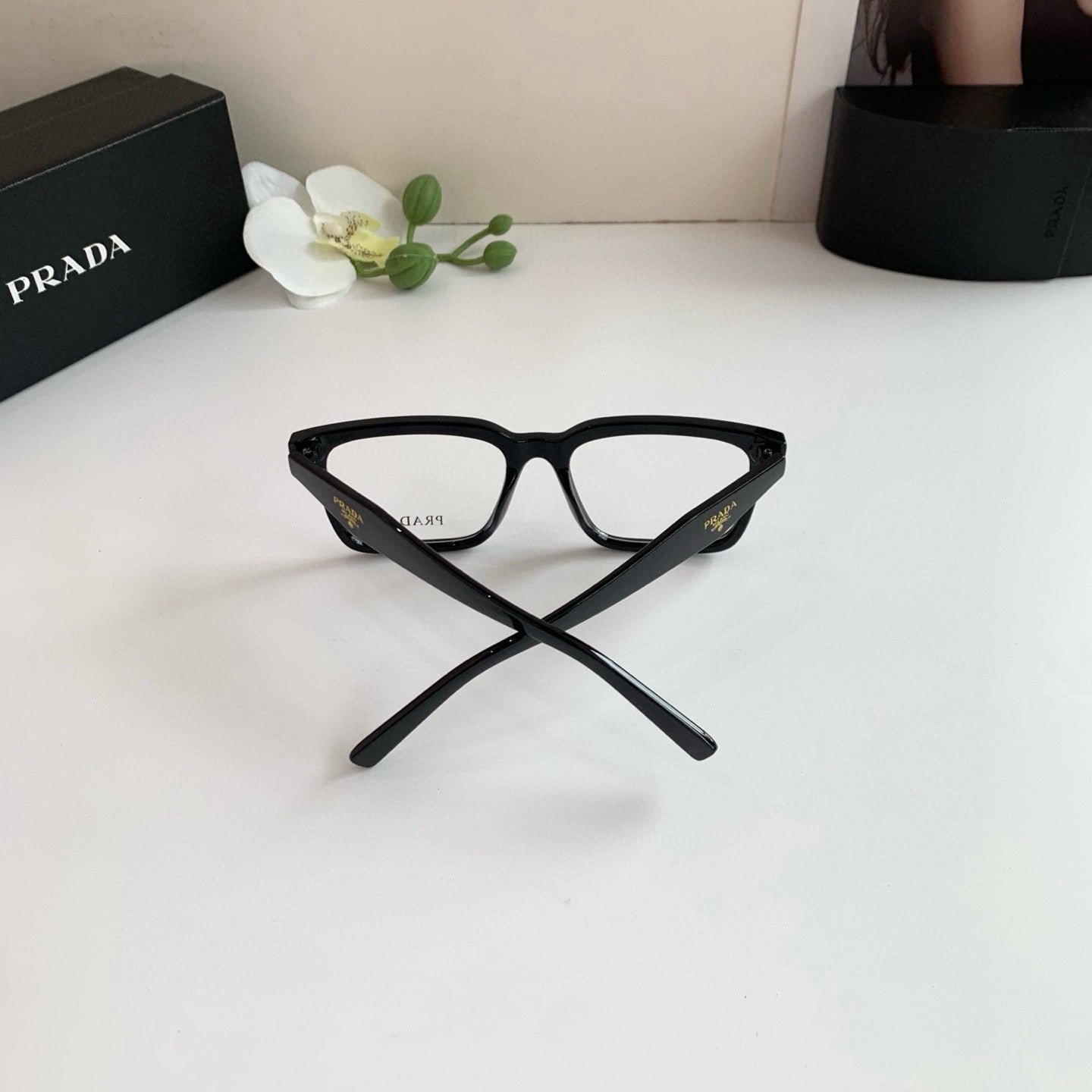 Prada Blue-Light Square Silver Lens Sunglasses for Men & Women