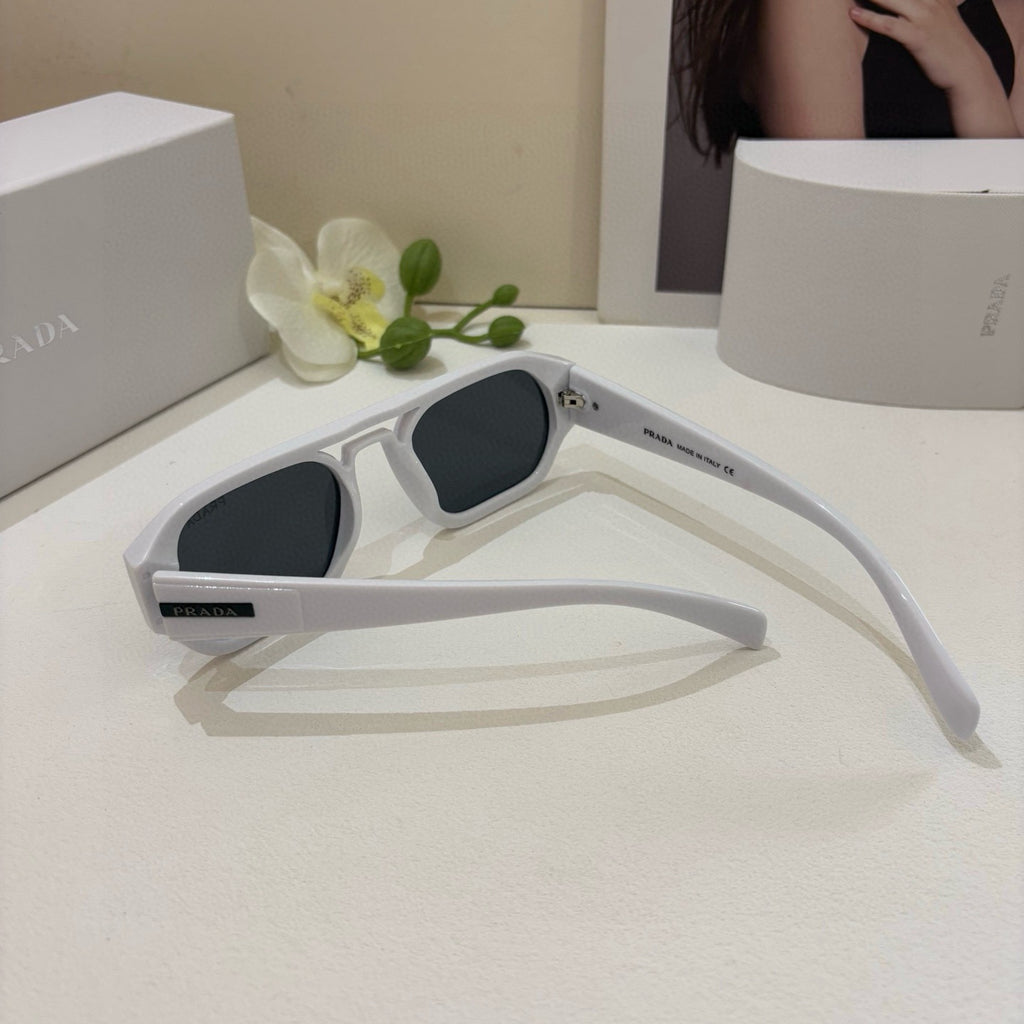 Prada Square Silver Lens Sunglasses for Men & Women - 158434 - detail image 3
