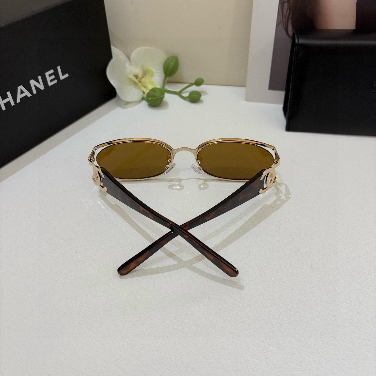 Chanel Cat-Eye Brown Lens Sunglasses for Men & Women - 415278