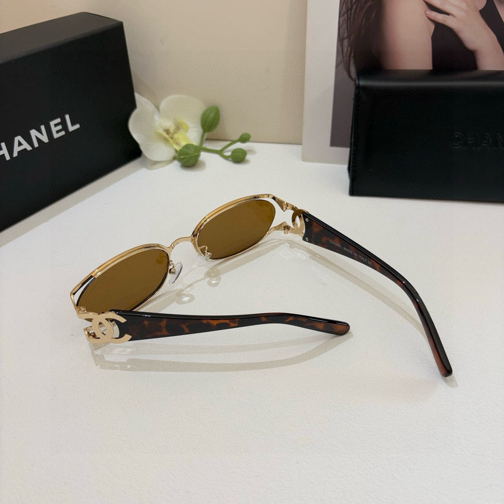 Chanel Cat-Eye Brown Lens Sunglasses for Men & Women - 415278 - detail image 2