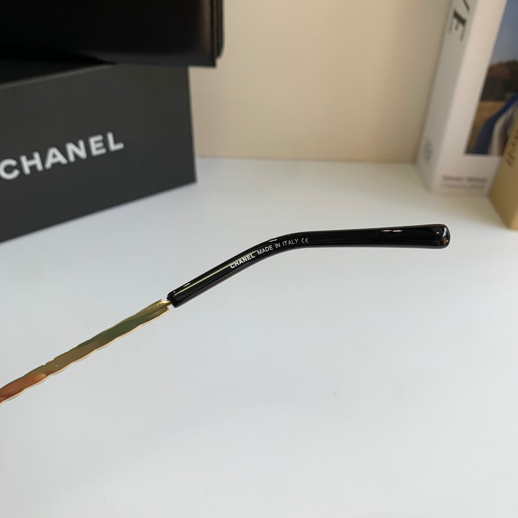 Chanel Metal Square Silver Lens Sunglasses for Men & Women - 415280 - detail image 6
